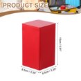 thumbnail image 2 of Uxcell Rectangular Tin Box Metal Storage Tin Box Portable Storage Container with Lid for Tea Candy Treats Gift Red, 2 of 7