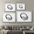 thumbnail image 4 of Headphones Sketch Premium Framed Print - Ready to Hang, 4 of 8