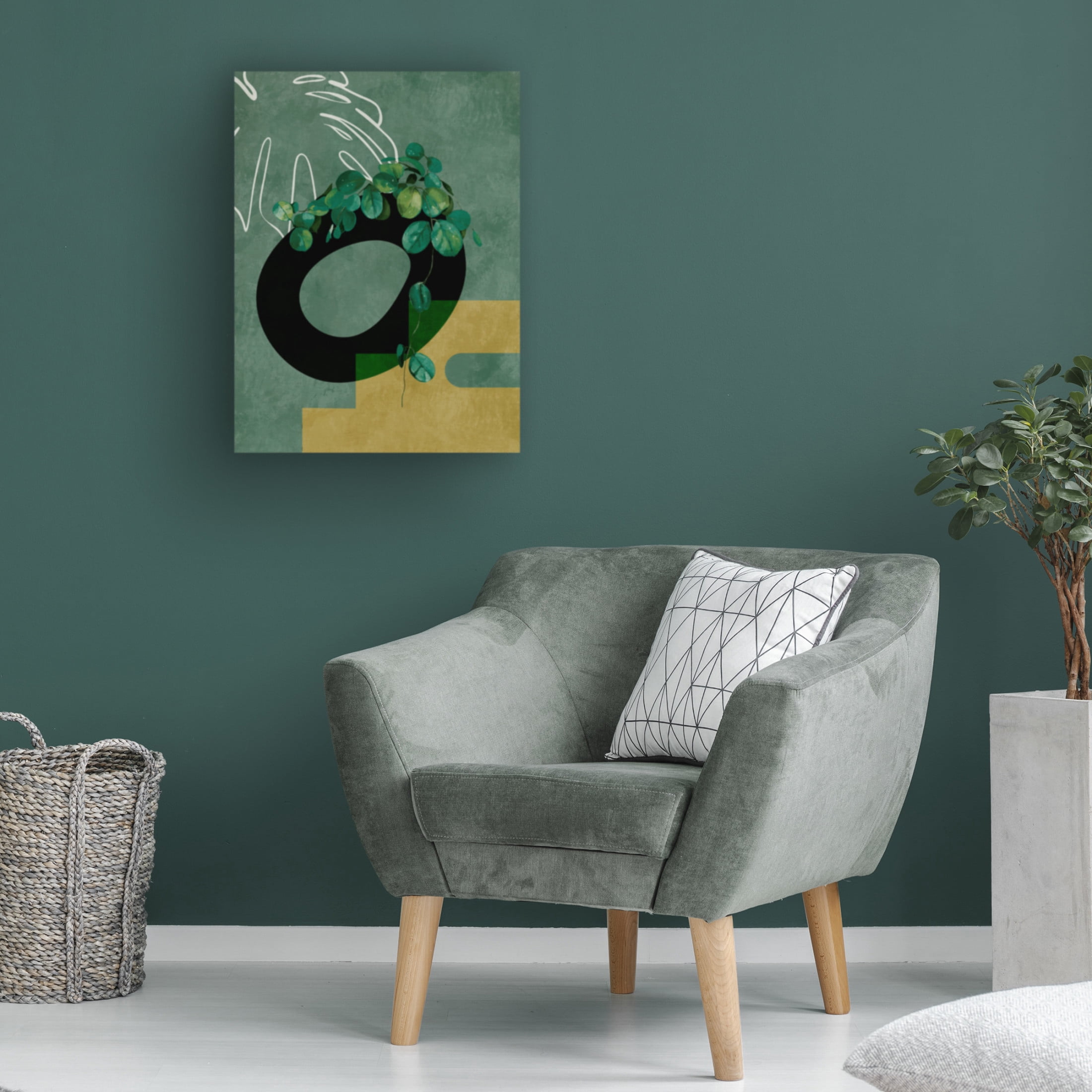 Trademark Fine Art Ana Rut Bre Leaves More 4 Greenery Canvas Wall Art
