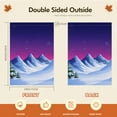 thumbnail image 2 of Winter Garden Flag for Outdoor Snowy Mountains Cartoon Cute Double-Colored Porch Flag, Durable Versatile Washable Flags for Yard Garden Front Door Home Decoration, 28x40inch, 2 of 6