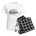 thumbnail image 4 of CafePress - It's Good To Be The Queen Women's Light Pajamas - Women's Short Sleeve Print T-Shirt and Pants Light Cotton Pajama Set, 4 of 7