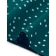 thumbnail image 5 of INSPIRAR CHIC Blusas de Mujer con Cuello Peter Pan en Contraste, con Lunares, de Manga Corta, Talla XS, Azul, Verde, Blanco, 5 of 6