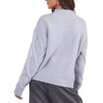 thumbnail image 4 of Womens Sweaters 2024 Cute Elegant Soft Turtleneck Long Sleeve Cable Knit Pullover Tops, 4 of 4