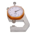 thumbnail image 3 of Flat Head Thickness Gauge 0 to 10mm Range Round Dial Precise for Measuring Paper Jewelry Leather, 3 of 14