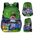 thumbnail image 4 of ROBLOX-mochila de ordenador completamente impresa, Bolsa Escolar con cremallera de doble capa, mochila periférica de Anime para estudiantes, regalo de cumpleaños para niños, 4 of 4