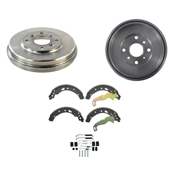 Rear Brake Drums Brake Shoes & Brake Shoe Springs For 2019-2020 Yaris 4pc