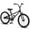 Black, variant on 20 Inch Kids Bike for Age 7-12 Years Old, Lightweight Children Bicycle with Adjustable Seat, Front V-Brake and Rear Coaster Brake, Kids Bicycle for Boys Girls, Cyan