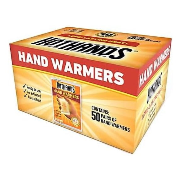 Hand Warmer Bulk 50 pk. Box (50 Pairs)