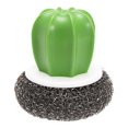 thumbnail image 2 of Herramienta de limpieza de tazón de cocina de bola de alambre de acero inoxidable con mango de cactus Wmkox8yii FHAKJF3749, 2 of 8