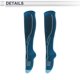 thumbnail image 5 of Calcetines de ciclismo Unique Bargains con absorción de impactos, antideslizantes, para exteriores, color azul y gris, tamaño M, neutros y universales, 1 par, 5 of 7