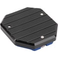 thumbnail image 3 of ZOUSSIQI Motorcycle Kickstand Plate, Universal Motorcycle Aluminium Alloy Side Stand Extension Plate High Strength Kickstand Pad Plate Support Accessory (Blue) CA919-42400, 3 of 9