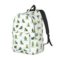 thumbnail image 2 of Daiia Cute Avocado Yoga Vintage Canvas Backpack for Men and Women ,Hiking Backpack,Travel Laptop Bag for School,Large Capacity Backpack, 2 of 8
