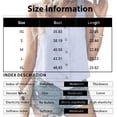 thumbnail image 2 of Womens Scoop Neck Cotton Linen Tank Tops Button Down Sleeveless Shirts Vest Top Summer Casual Beach Vacation Shirt XL, 2 of 7