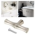 thumbnail image 4 of de puerta Cengood de cobre para muebles, es , es de armario para cajón de armario, de muebles con forma de Bambú 55 mm perfecl Mango de bambú, 4 of 8