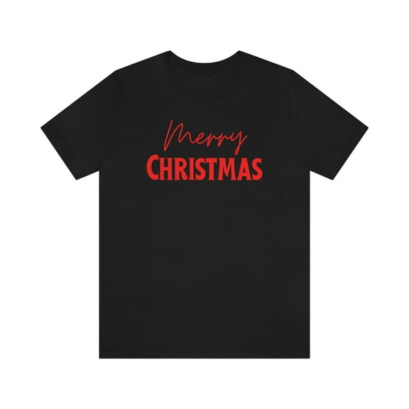 Merry Christmas Unisex Jersey Short Sleeve T-shirt