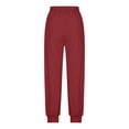 thumbnail image 5 of Patlollav Pants for Women Leggings Lightweight Summer Casual High Wasit Stretch Pants on Ladies, 5 of 7