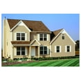 thumbnail image 3 of 12 in. W x 36 in. H , Standard Cathedral Top Center Mullion, Open Louver Shutters, Includes Matching Installation Spikes (Per Pair), 002 - Black, 3 of 7