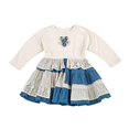 thumbnail image 2 of Mimi Maggie Denim 80403 English Farmhouse Collection Robe à Rayures en Denim avec Patchs Mixtes 2T, 2 of 2