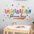 thumbnail image 2 of Innovative Home Wall Stickers For Children's Rooms Living Rooms Kindergartens Schools And Daycares, Colorful Playful Designs With Stars Sun Balloons And Imaginative Lettering,, 2 of 5