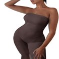 thumbnail image 1 of Femmes d'Été Solides Manches Rompers Sportswear Streetwear Femmes Élastique Taille Haute Combinaisons Gris S, 1 of 9