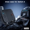 thumbnail image 6 of HEYSTOP Grip Compatible with Nintendo Switch 2 Joy-Con, 3 Pack, Wear Resistant Game Switch 2 Controller Handle Case Kit for Nintendo Switch 2 Joy Con, Black, 6 of 7