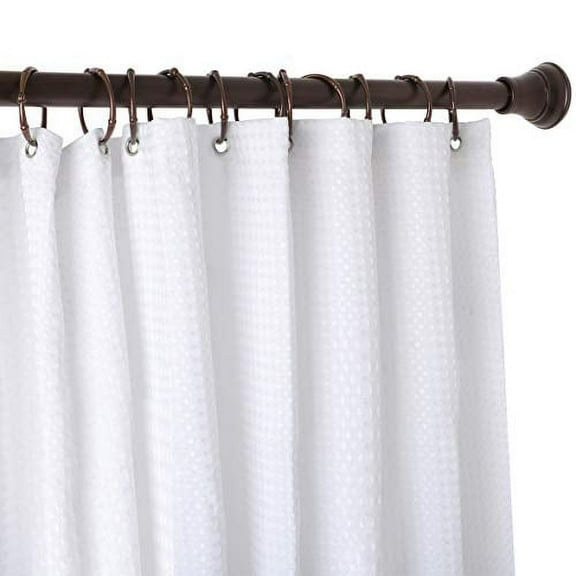 Utopia Alley Shower Hooks - Shower Curtain Rings for Bathroom - Rust Proof Shower Curtain Hooks for Shower Curtain or Liner - Set of 12, Oil Rubbed Bronze