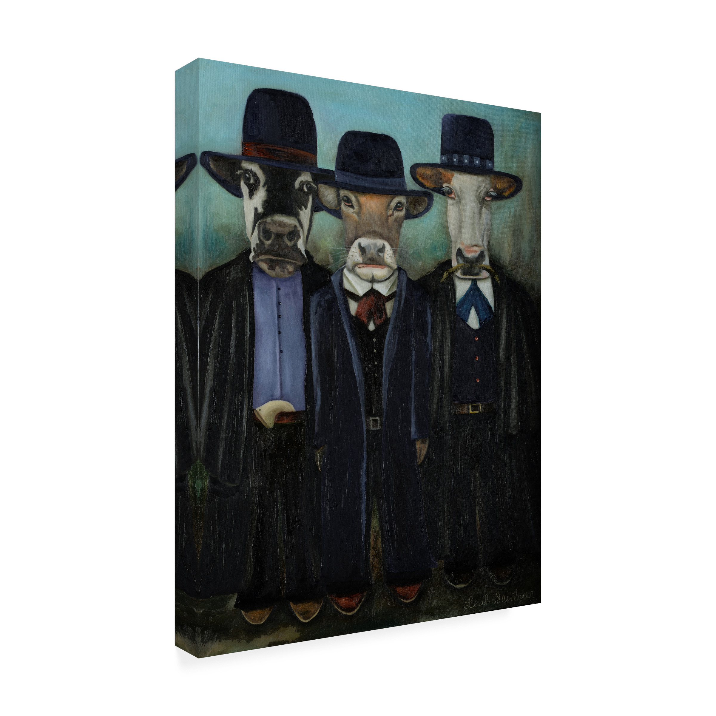 Trademark Fine Art 'Wild Wild Wild West' Canvas Art by Leah Saulnier