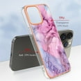 thumbnail image 5 of SaniMore for iPhone 13 Pro Max 6.7" Electroplated Marble Case, Clear Magnetic Case for iPhone 13 Pro Max Rugged PC & Soft TPU Transparent Cover with Wireless Charging, Pink, 5 of 8
