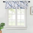 thumbnail image 2 of Kitchen Valances for Windows Polyester Valance Curtains Rod Pocket Rustic Floral Printed Window Treatments, 2 of 7