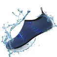 thumbnail image 6 of Men and Women a Slip On Barefoot Quick-Dry Beach Aqua Yoga Water Shoes (Glowing Dots/Navy, 13-14 Women/10.5-11 Men), 6 of 8