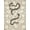 Ivory Blush Sage, Pattern 4, variant on Design&I 9'x12' Washable Area Rug Snake Serpent Gothic Romantic Blooming Roses Watercolor Print for Dining Room, Basement, Large Office, Snag-Free