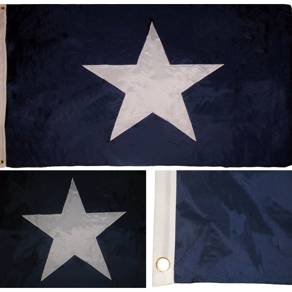 3x5 Embroidered Bonnie Blue 210D-S Sewn Nylon Premium Flag 3'x5' Banner Grommets