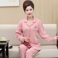 thumbnail image 1 of REDHOTYPE Mode Maman Pyjamas Femmes Manches Longues Coton Cardigan Homewear Automne Hiver Costume, 1 of 2