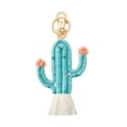 thumbnail image 1 of Porte-clés Cactus Vert Perles Boho Fait Main pour Pendentif de Sac, 1 of 9