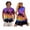 Hawaii Coconut Tree Sunset, variant on Jeiento Tropical Flower Matching Vacation Outfits for Couples Summer Dress for Women Casual Button Down Shirt Short Sleeve Hawaiian Couples Matching Outfits Tiered Pleated Tank Sundress