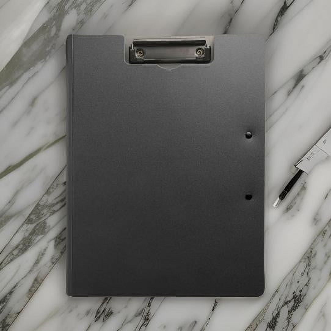 A4 Foldable Clipboard with Spring Action Clamp, Punchless Design for Office, School, or Commercial Use, Strong Clips for File Folders, Bulk Pack for Letter or A4 Size Documents