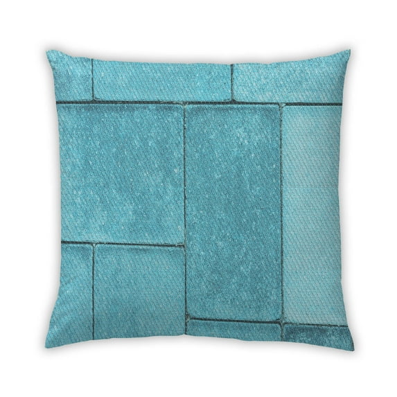 Ahgly Company Outdoor Square Contemporary Throw Pillow, 18 inch by 18 inch