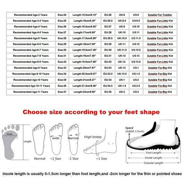 Flip flop size hot sale chart small medium large