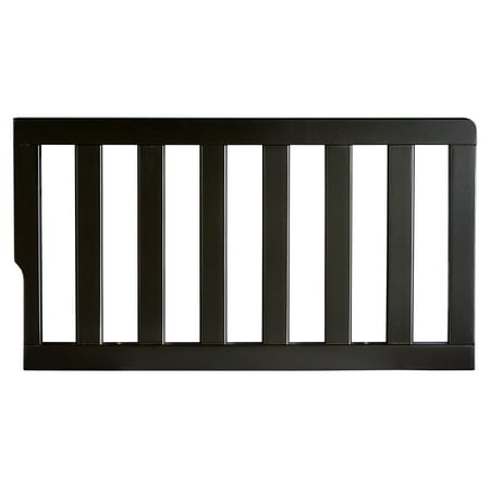 UPC: 0811048038630 | Evolur Convertible Crib Toddler Guard Rail in Black