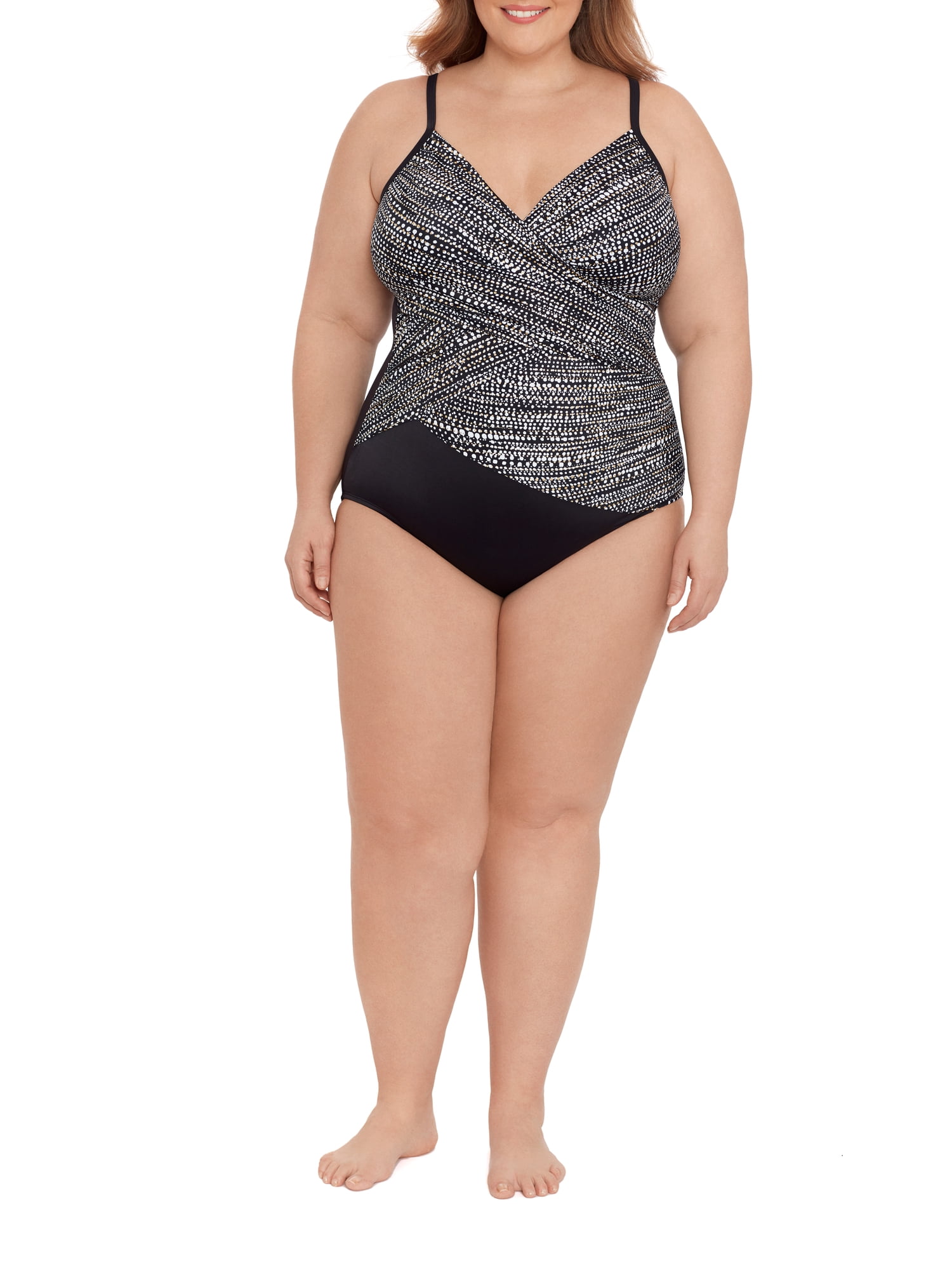 Embrace Your Curves™ By Miracle Brands® Women's and Women's Plus Makenna One Piece Swimsuit