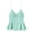 Green, variant on Dianli Backless Pleated V‑Neck Camisole With Single Row Buttons A‑Line Mini Skirt Silhouette Slim Fit Sleeveless Top Flattering Cutout Back For Night Out And Summer Events Black M