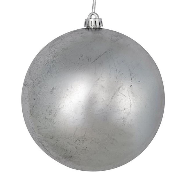 Vickerman N186507 10 in. Silver Foil Ball Ornament