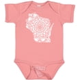 thumbnail image 3 of Inktastic Wisconsin Silhouette Mandala Boys or Girls Baby Bodysuit, 3 of 5