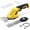 Yellow, variant on 2 in 1 Electric Handheld Hedge Trimmer Cordless Grass Shear Shrub Trimmer Lightweight Rechargeable Type C Cable Dual Safety Switch Brushless Motor for Yard Lawn Garden