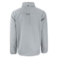 thumbnail image 3 of Men's Cutter & Buck  Gray Cleveland Browns Big & Tall Charter Eco Knit Recycled Full-Zip Hoodie Jacket, 3 of 3