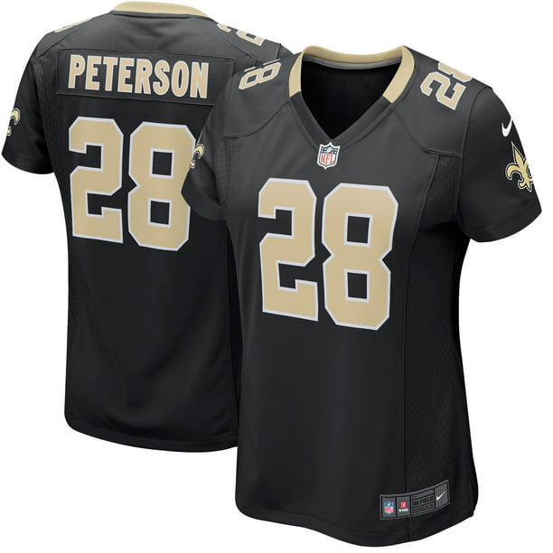 Adrian Peterson New Orleans Saints Nike Women's Game Jersey - Black