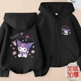 thumbnail image 2 of Kawaii Sanrio Cartoon Hoodie My Melody Autumn Winter Keep Warm Jacket Fit Adult Child Parent-Child Clothing Coat Girl Gift, 2 of 29