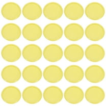 Uxcell 55 Pcs Discbound Expansion Discs, Yellow Round Shape, 1-1/2" OD and 0.2" Thick