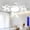 3-Head Drone, variant on Drone Ceiling Fan,Screw in Ceiling Fan in Light Socket,2-in-1 e27 ceilin𝐠 fa𝐧 Light with Remote Control,ceilin𝐠 Fans Lights Remote Control led lamp dimmable Bedroom Office (4-Head Drone)