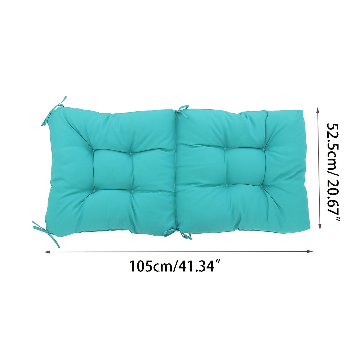 YEERSWAG Patio Chair Cushion 41 x20 x4.9 inch Waterproof High Back Deep Seat Chair Cushion with Ties Cushion for Outdoor  Furniture Dinning  Chair  Sofa